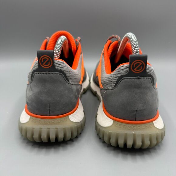 Cole Haan 4.Zerogrand Seventy-Five Sneakers Gray Orange Mens Size 8.5 M - Picture 7 of 12